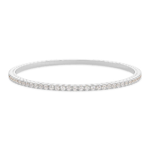 4 Prong Round Flexi Tennis Bangle