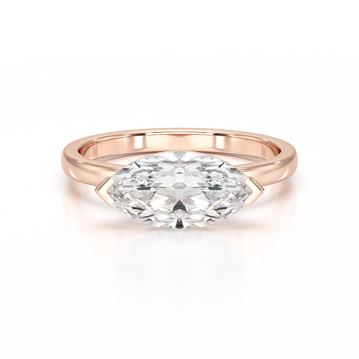 Solitaire Engagement Ring Marquise Center TR028