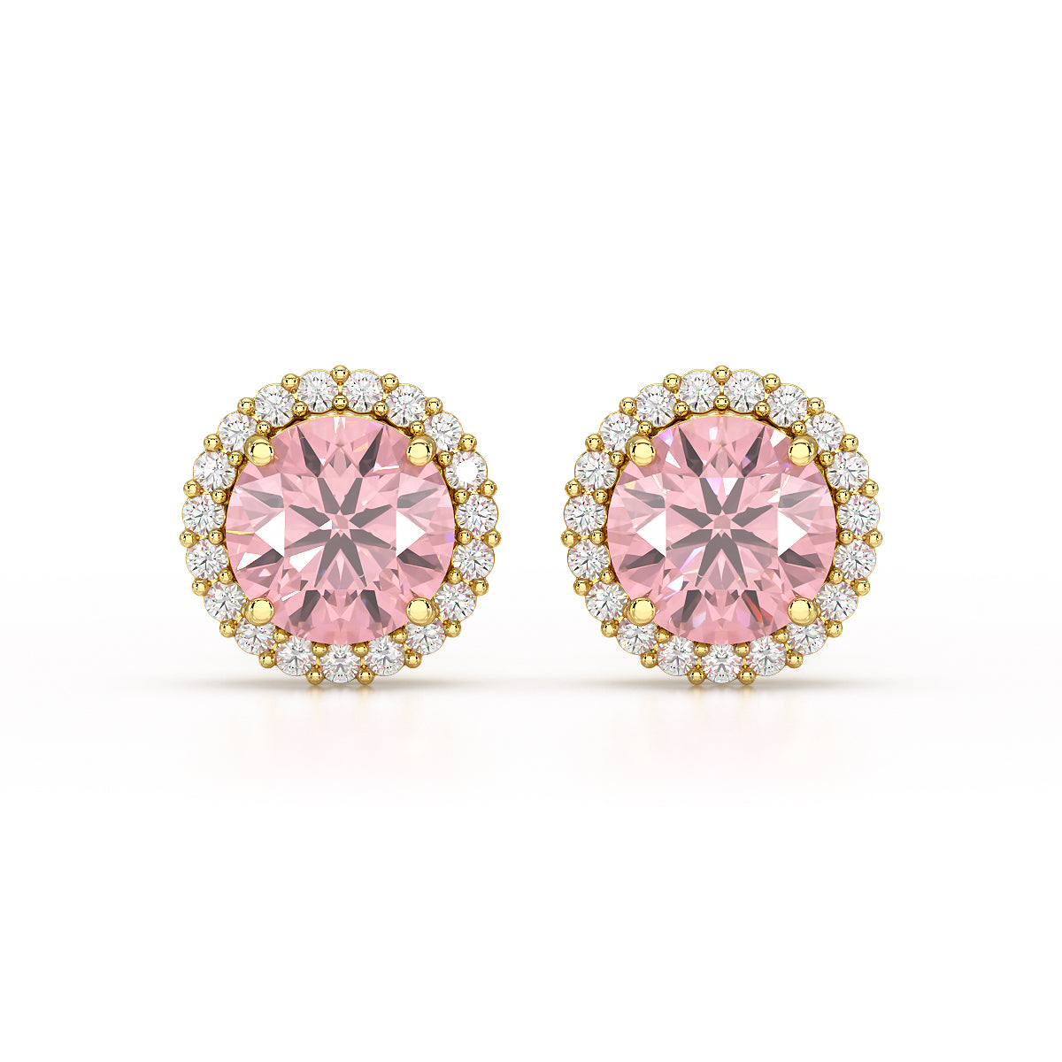 Fancy Pink Studs with Jacket TR074
