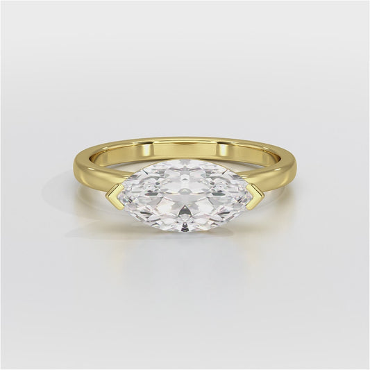 Solitaire Engagement Ring Marquise Center TR028