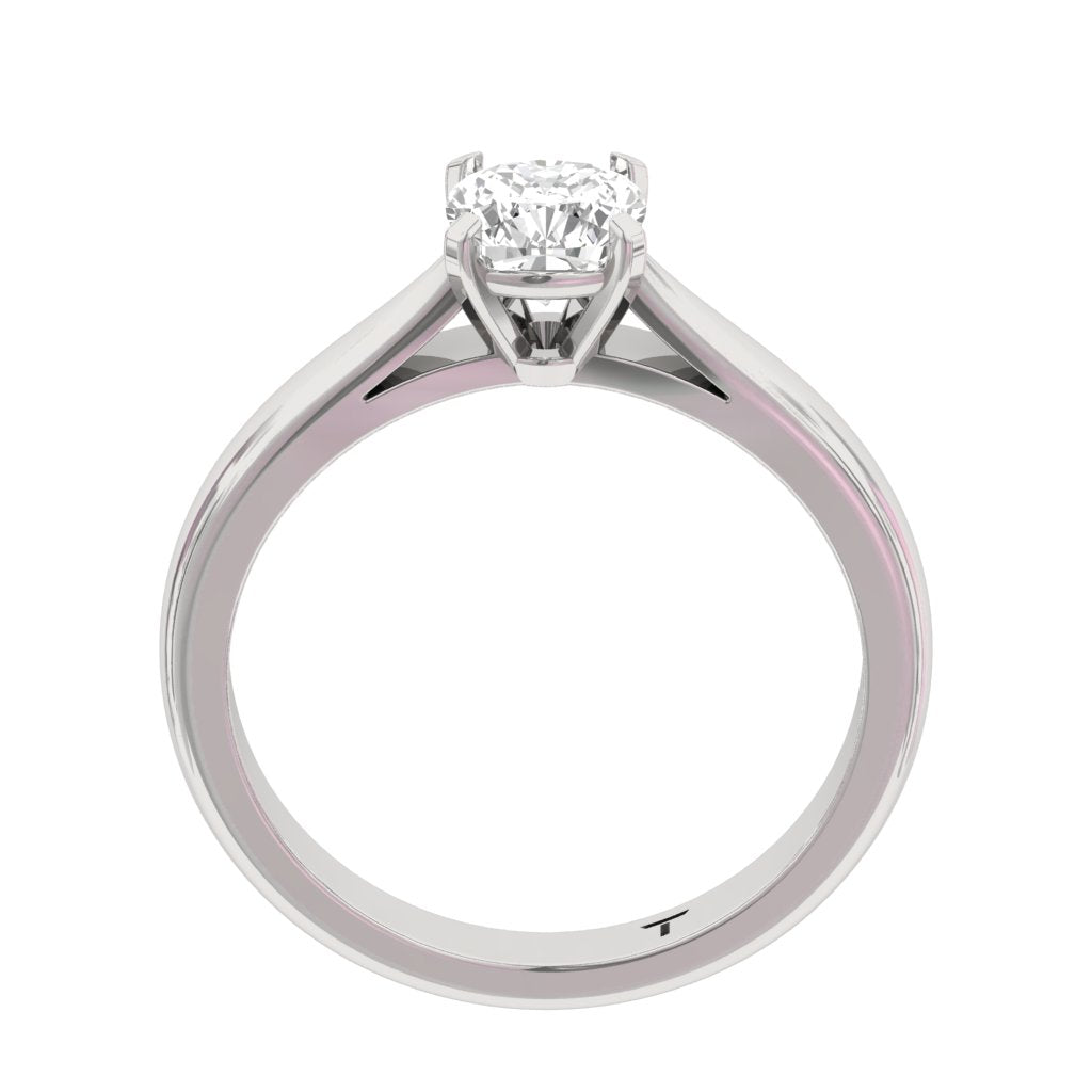 Solitaire Engagement  Ring  Cushion Center  TR004-CU