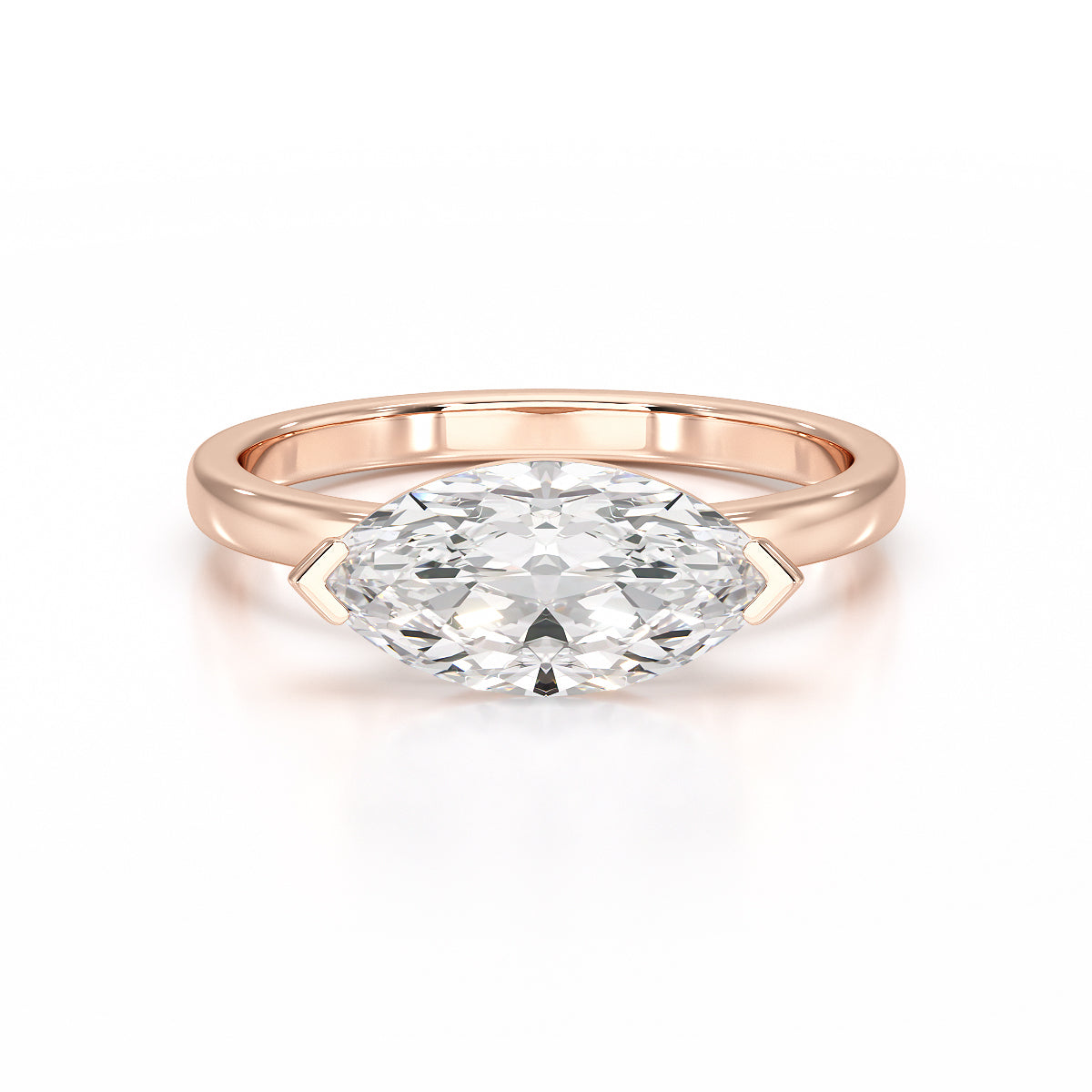 Solitaire Engagement Ring Marquise Center TR028